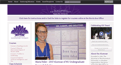 Desktop Screenshot of nualumnae.org